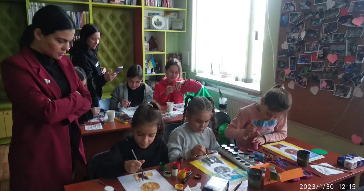 На територію регіону завітала талановита художниця Інна Педан, щоб провести неординарний майстер-клас.